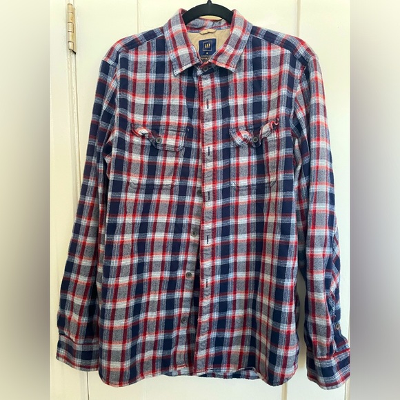 Gap + Pendleton large plaid flannel shirt - Picture 1 of 2